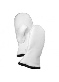 Hestra Heli Ski Liner Mitt Handschuhe (Gr 7 |weiß/grau)