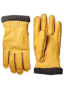 Hestra Deerskin Primaloft Rib Handschuhe (Größe 10 |gelb)