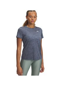 Under Armour Damen Trainingsshirt "TECH SSC- TWIST"downpour gray,, weiß, sportlich, Gr. XS, Obermaterial: 100% Polyester, Shirts