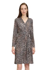 Vera Mont Damen Jerseykleid "Vera Mont Jerseykleid mit Print", braun, modisch, Gr. 42, Jersey, Obermaterial: 96% Polyester, 4% Elasthan., Kleider,