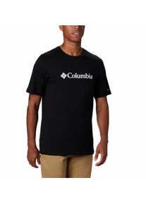 Columbia Herren T-Shirt "CSC Basic Logo Short Sleeve", schwarz, sportlich, Gr. S, Single Jersey, Obermaterial: 100% Baumwolle, Shirts