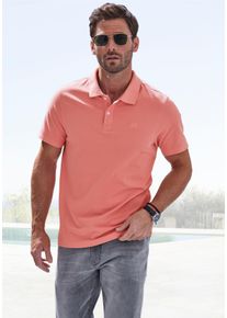 John Devin Herren Poloshirt, rot, casual, Gr. XL, unifarben, Piquu00e9, Obermaterial: 100% Baumwolle, Shirts, mit dezenter- hochwertiger Logostickerei