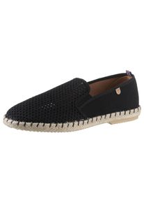 VERBENAS Herren Espadrille "Tom Pacific", Gr. 41, schwarz, Textil, klassisch, Schuhe, Slipper, Sommerschuh, Strandschuh mit luftdurchlässiger