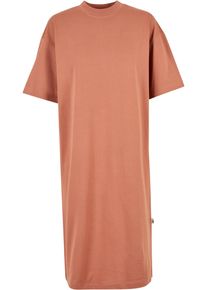 Urban Classics Damen Shirtkleid "Urban Classics Damen Ladies Organic Long Oversized Tee Dress", orange, klassisch, Gr. 4XL, unifarben, 100%