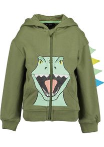 Blue Seven Jungen Kapuzensweatjacketee orig, modisch, Gr. 92, bedruckt, unifarben, Sweatware, Obermaterial: 100% Baumwolle, Sweatjacken, im