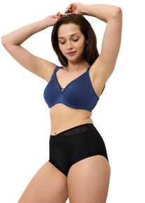 Triumph Damen Minimizer-BH "True Shape Sensation W01", Gr. 70, blau, Jersey, Tüll, Obermaterial: 65% Polyamid, 26% Elasthan (LYCRA), 9% Polyester,