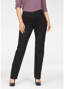 MAC Damen Bequeme Jeans "Stella", schwarz, feminin, Gr. 46, unifarben, Denim/Jeans, Obermaterial: 97% Baumwolle, 3% Elasthan, Jeans, Gerader