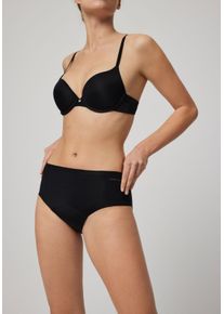 YSABEL MORA Damen Inkontinenzslip, Gr. XL, schwarz, Obermaterial: 75% Polyamid, 25% Elasthan, unifarben, Unterhosen, mit Laser Cut Technik für ein