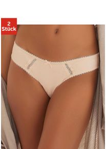 Nuance Damen Bikinislip, Gr. 40, rosa, Obermaterial: 80% Baumwolle, 12% Elasthan, 8% Polyamid, Unterhosen, aus weicher Baumwolle