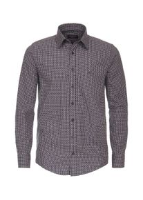 Casamoda Herren Langarmhemd "Casamoda Freizeithemd Print", orange, Gr. XXL, bedruckt, 100% Baumwolle, Hemden