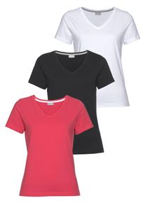 Eastwind Damen T-Shirt, bunt, Basic, Gr. 32, clean, unifarben, Single Jersey, Obermaterial: 100% Baumwolle, Shirts, Kurzarm, figurumspielend, aus