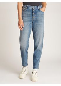 Damen Mom-Jeans "MOM JEAN", blau, casual, Gr. 30, Calvin Klein Jeans, unifarben, Denim/Jeans, Obermaterial: 99% Baumwolle, 1% Elasthan, Jeans, mit