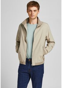 Jack & Jones JACK & JONES Herren Blouson "HARRINGTON BOMBER", beige, modisch, Gr. XXL, unifarben, Web, Obermaterial: 100% Polyester, Jacken