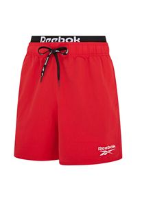Reebok Herren Badeshorts "Todd", rot, Gr. M, unifarben, Microfaser, Polyester, Badehosen