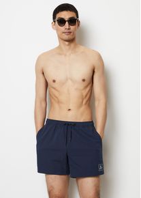 Marc O'Polo MARC O'POLO Herren Badeshorts "Essentials", blau, sportlich, Gr. XL, unifarben, Polyester, Badehosen, mit dezentem Logoprint