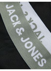 Jack & Jones Kinder Trunk "JACAXEL SOLID TRUNKS 3 PACK JNR SN", JACK & JONES JUNIOR, Gr. 128, schwarz, Jersey, Obermaterial: 95% Baumwolle, 5% Elasthan,