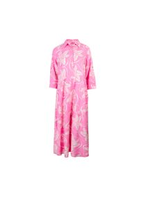LIEBLINGSSTÜCK LIEBLINGSSTÜCK Damen Hemdblusenkleid "RorabethL", pink, modisch, Gr. 36, gemustert, mehrfarbig, Web, Obermaterial: 100% Viskose, Kleider, mit