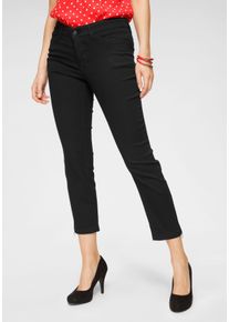 MAC Damen 7/8-Jeans "Dream Chic", schwarz, feminin, Gr. 40, unifarben, Denim/Jeans, Obermaterial: 48% Baumwolle, 48% Polyester, 4% Elasthan, Jeans,