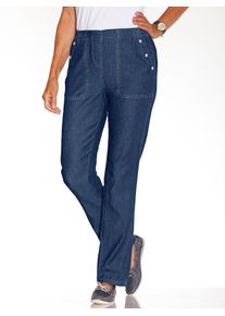 Classic Basics Damen Bequeme Jeans, blau, Gr. 20, unifarben, 100% Baumwolle, Jeans