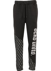 Ecko Unltd. Herren Jogginghose "Ecko Unltd. Ecko Unltd. E Big Sweatpants", schwarz, Gr. XL, 80% Baumwolle, 20% Polyester, Hosen