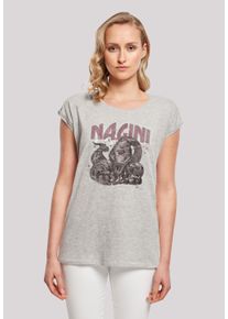 F4NT4STIC Damen T-Shirt "Harry Potter Nagini Splats", grau, casual, Gr. M, Obermaterial: 100% Baumwolle, Shirts, Print