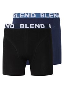 Blend Herren Boxershorts "BHEATON 2-pack trunks solid", Gr. XXL, bunt, Jersey, Obermaterial: 95% Baumwolle, 5% Elasthan, unifarben, Unterhosen