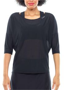 WINSHAPE Damen Oversize-Shirt "DT107", schwarz, Gr. M, 80% Polyester, 20% Elasthan, Shirts, Mesh