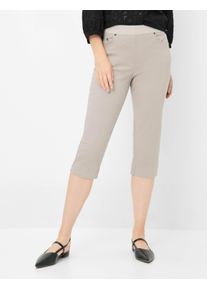 Damen 5-Pocket-Jeans "Style CARINA CAPRI", beige, Gr. 26, RAPHAELA BY Brax, 78% Baumwolle, 18% Polyester, 4% Elasthan, Jeans