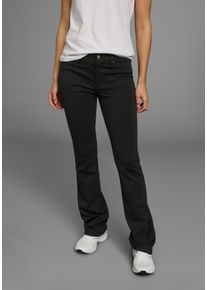 Laura Scott Damen Bootcuthose, schwarz, feminin, Gr. 18, unifarben, Milano Rib, Obermaterial: 76% Polyester, 20% Viskose, 4% Elasthan, Hosen, aus