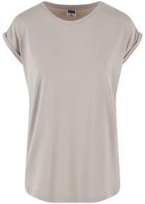 Urban Classics Herren Kurzarmshirt "Urban Classics Damen Ladies Modal Extended Shoulder Tee", blau, casual, Gr. XS, unifarben, 77% Modal, 23%