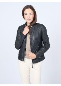 Mustang Damen Lederjacke "31020258", schwarz, Gr. XS, Obermaterial: 100% Leder, Schaf, Jacken