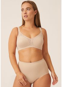 Naturana Damen Minimizer-BH, Gr. 80, beige, Obermaterial: 81% Polyamid, 19% Elasthan. Spitze: 64% Polyamid, 36% Elasthan, unifarben, feminin, BHs,