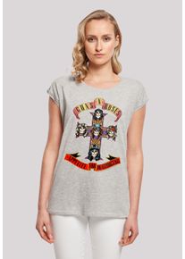 F4NT4STIC Damen T-Shirt "Guns 'n' Roses Band Appetite For Destruction", grau, casual, Gr. M, Obermaterial: 100% Baumwolle, Shirts, Print
