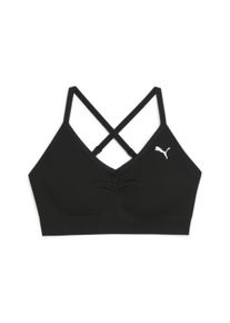 Puma Damen Sport-BH "MOVE SHAPELUXE Seamless BH Damen", Gr. XL, schwarz, Obermaterial: 92% Nylon, 8% Elasthan; Futter: 92% Nylon, 8% Elasthan; Oberer