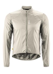 Gonso Herren Fahrradjacke "Road Jacket Wind M", grau, Gr. S, 100% Polyester, Jacken, Herren Radjacke, atmungsaktive Rennrad-Windjacke, Funktionsjacke