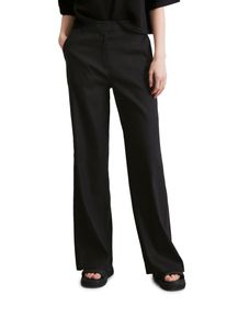 Marc O'Polo MARC O'POLO Damen Chinohose "aus Leinen-Viskose-Stretch", schwarz, casual, Gr. 32, unifarben, Obermaterial: 55% Leinen, 42% Viskose, 3% Elasthan,