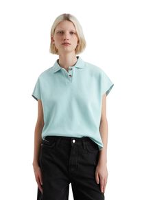 Marc O'Polo Damen Poloshirt, blau, casual, Gr. XS, MARC O'POLO DENIM, Jersey, Obermaterial: 100% Baumwolle, Shirts
