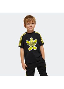 Kinder T-Shirt "TEE", schwarz, sportlich, Gr. 122, adidas originals, Obermaterial: 100% Baumwolle, Shirts