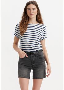 Levi's LEVI'S Damen Rundhalsshirt "MARGOT TEE"captain stripe peaco, Gr. XS, Jersey, Obermaterial: 100% Baumwolle, Shirts