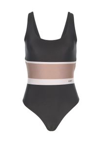 JOOP! JOOP Damen Badeanzug "Colourblock", schwarz, feminin, Gr. 34, unifarben, Microfaser, Obermaterial: 82% Polyamid, 18% Elasthan, Badeanzüge,