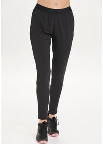 Endurance Damen Stoffhose "Wind", schwarz, sportlich, Gr. 40, unifarben, 90% Polyester, 10% Elasthan, Hosen, mit reflektierenden Elementen