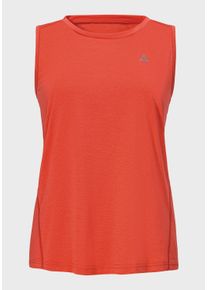 Schöffel SCHÖFFEL Damen Funktionsshirt "CIRC Top Tauron L", rot, sportlich, Gr. 34, Oberstoff: 100% Polyester, Shirts
