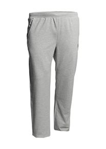 Herren Sweathose, grau, casual, Gr. 4XL, Ahorn Sportswear, bestickt, meliert, 70% Baumwolle, 30% Polyester, Hosen, in schlichtem Design