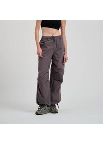Santa Cruz Damen Webhose "STRIP PARACHUTE PANT", grau, sportlich, Gr. M, unifarben, kontrastfarbene Details, Web, Obermaterial: 100% Baumwolle, Hosen