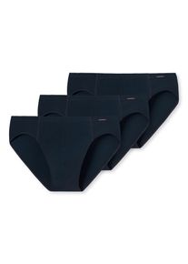 Schiesser Herren Minislip ""Essentials"", Gr. 6, blau, Single Jersey, Obermaterial: 95% Baumwolle, 5% Elasthan, unifarben, Unterhosen, mit kleinem