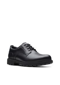 Clarks Herren Schnürschuh "BatcombeTieGTX", Gr. 41, schwarz, Leder, casual, Schuhe, Business Schuh, Anzugschuh, Komfortschuh mit wasserdichter