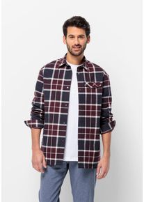 Jack Wolfskin Damen Flanellbluse "VAN VIEW SHIRT W", lila, Gr. XS, OBERSTOFF 60% BAUMWOLLE, 40% POLYESTER FUTTER 100% POLYESTER FÜLLUNG 100%