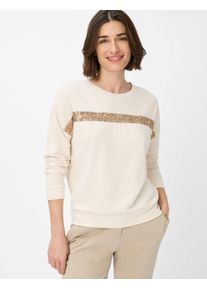 Brax Damen Strickpullover "Style BO", beige, Gr. 40, 44% Baumwolle, 41% Lyocell, 15% Polyester, Pullover