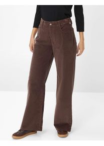 Brax Damen Cordhose Style MORGAN DARK CHOCOLATE, dunkelbraun, Gr. 46K