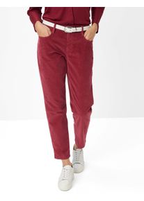 Brax Damen Cordhose Style MILEY S MULBERRY, dunkelrot, Gr. 32